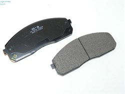 Колодки тормозные FR K.BONGO III с 04г. 1т. 2WD/4WD V2.9 дв.J3,V2.5 дв.D4CB (PKB-025/58101-4EA00)  PARTS-MALL 154.5*57мм. с узким усиком крепления - фото 23142
