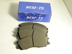 Колодки тормозные FR H.TERRACAN с 01-03г. BESFITS (BF1017/SP1097/FPH12/58101-H1A00/58101-H1A10) 149*57.9мм. - фото 23912