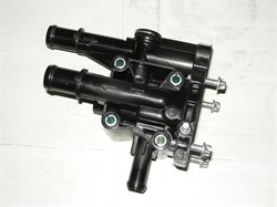 Корпус термостата D.LACETTI,LACETTI PREMIER/CRUZE,AVEO V1.4/1.6,1.8 VVT,OPEL ASTRA J,MOKKA,INSIGNIA (ZV964Z/96984103/55579951/25192228)   ZZVF , Корея без датчика темпер. - фото 38303