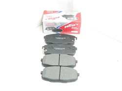 Колодки тормозные FR H.CRETA с 16-18г.,GENESIS,SANTA FE,K.CARENS,CEED с 07-12г.,SORENTO XM,SOUL,SELTOS 2WD (PBP1698/SP4098/58101-M0A00/58101-M0A10/58101-1HA00/58101-J9A00)  PATRON  130*58.1, с отверстиями под пружинки - фото 38730
