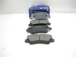 Колодки тормозные FR H.ACCENT/SOLARIS с 17г.,CRETA с 18-20г.,K.RIO с 17г. (SP1399A/58101-A0A00/58101-C8A00/58101-H8A58/58101-H5A25)  SANGSIN  Корея 132.8*59.8мм, с отверстиями под пружинки - фото 39698