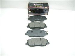 Колодки тормозные FR H.SANTA FE NEW,CM,DM,GENESIS,K.SORENTO XM с 09-14г.,S.Y.KORANDO C/ACTYON NEW с 11г. (HP0033/58101-2BA00/58101-2BA10/58101-0WA00/48130-340A0)  HSB  Корея, 156,8*60,7мм. с 1усом - фото 39701