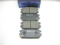 Колодки тормозные RR H.TERRACAN с 01-06г. (MPH25/58302-H1A00)   MANDO  110.6*46.4мм, дисковые - фото 40198