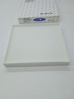 Фильтр воздушный салонный H.ACCENT/SOLARIS с 17г.,TUCSON D3,CRETA с 15г.,K.RIO с 16г.,SELTOS с 19г. (AG463CF/97133-1R000/97133-D1000/97133-D3000/97133-D3200/97133-J9000)  GOODWILL  29*203*225мм - фото 41943