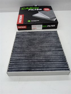 Фильтр воздушный салонный H.AVANTE/ELANTRA с 20г.,SANTA FE с 18г.,SONATA с 19г.,K.OPTIMA/MAGENTIS,SORENTO с 20г.,SPORTAGE с 21г. V2.0/2.4/2.5 бенз.,V2.2 диз. (PF2567/97133-N9100/97133-L1100)  PATRON  210*225*30мм угольный - фото 41965