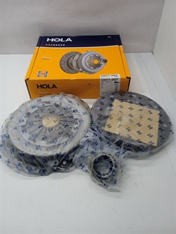 Диск сцепления+Корзина сцепления+выжимной H.ACCENT/SOLARIS с 10г.,AVANTE HD/ELANTRA с 06г.,i30 с 08г.,K.SOUL,CERATO/FORTE,CEED с 10-11г.,RIO c 11г. V1.6 (CH11007/41100-23138/41300-23136/41300-23130/41300-26010)  HOLA  (дискD215,корз.D260мм) - фото 42128