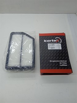 Фильтр воздушный H.TUCSON/iX35/I40 с 09-15г.,K.SPORTAGE SL с 10-15г. V2.0/2.4 бенз. и V2.0 диз. (KA0057/28113-2S000/28113-3Z100)  KORTEX  163*53*257мм. - фото 42483