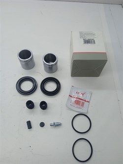 Рем. ком. суппорта FR H.STAREX c 97-06г.,TERRACAN с 01-06г.,SANTA FE,GENESIS (BC6200/58112-37500/58102-4AA10) (2 поршня,2 пыльника поршня,2 манжеты поршня,2 манжеты направ.стержня)  LYNX  поршень D43мм (для суппорта MANDO) - фото 42487