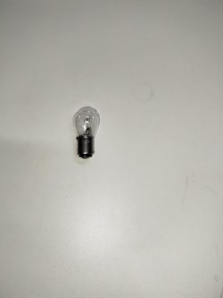 Лампа 12V 21/4W (61215) с цоколем 2-х конт. белая  МАЯК  S.Y.KYRON с 08г. со смещенным креплением от центра на 120гр. - фото 43410