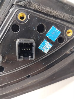 Зеркало K.RIO 4 с 17-25г. ориг. (87620-H0030) RH, серое U4G, 5 контактов, Б/У - фото 43443