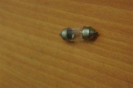 Лампа 12V 10W (18645-08019) L-30мм освещения салона H.GRACE,STAREX,ACCENT,TUCSON/iX35,LAVITA/MATRIX,SANTA FE(CLASSIC) и освещения номер.знака TUCSON,SPORTAGE NEW с 04-10г.,K.SORENTO XM с 09г.