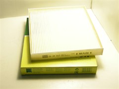 Фильтр воздушный салонный H.PALISADE c 19г.,K.SORENTO C5 с 14г. (CU24017/97133-C5000/97133-S8100/97133-S8000)  MANN  28*210*240мм