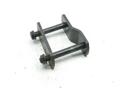 Серьга рессорная RR K.BONGO III 1,4т. 2WD (0K43A-28140A)  TYB  загнутая, с пластиной и гайкой, без втулок