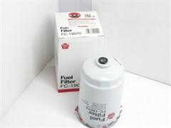Фильтр топливный H.SANTA FE NEW с 06г.V2.2,SANTA FE CM с 09г.V2.0/2.2,VERACRUZ,iX55 V3.0,K.SORENTO с 06-09г.,BONGO III дв.D4CB,SORENTO XM с 09г.V2.0/2.2 диз. (FC19070/31922-2B900/31922-2W000/31922-3E300/31922-A9000)  SAKURA  резьба под датчик 10мм,с уплот