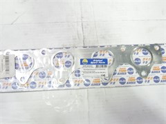 Прокладка коллектора EX H.ACCENT с 11-13г.SOLARIS,K.RIO с 11г.  V1.4/1.6 DOHC (AMDGAS253/28521-2B010) размер окон 37*42мм.