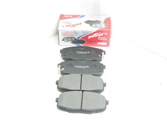 Колодки тормозные FR H.CRETA с 16-18г.,GENESIS,SANTA FE,K.CARENS,CEED с 07-12г.,SORENTO XM,SOUL,SELTOS 2WD (PBP1698/SP4098/58101-M0A00/58101-M0A10/58101-1HA00/58101-J9A00)  PATRON  130*58.1, с отверстиями под пружинки