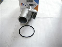 Термостат S.Y.ACTYON,ACTYON SPORTS I,II,KYRON,REXTON,KORANDO,TAGER V2.3 бенз. (TH6247.87J/1612033375)  VERNET  87град, (без трубки отвода охл. жидк.) с уплотн. кольцом