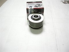 Шкив генератора H.SANTA FE CM с 09г.,TUCSON/iX35 с 13-15г.,SONATA YF,K.OPTIMA с 10г.,SORENTO XM,C5 с 09г.,SPORTAGE SL с 13г. V2.4 (OAP7168/37322-2G500)  GATES  с обгонной муфтой
