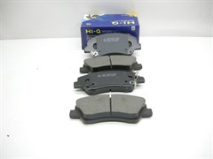 Колодки тормозные FR H.ACCENT/SOLARIS с 17г.,CRETA с 18-20г.,K.RIO с 17г. (SP1399A/58101-A0A00/58101-C8A00/58101-H8A58/58101-H5A25)  SANGSIN  Корея 132.8*59.8мм, с отверстиями под пружинки