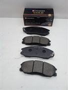 Колодки тормозные FR H.STAREX 2WD/4WD с 03г.,LIBERO с 03г.,TERRACAN с 03-06г.,SANTA FE,TRAJET,XG,K.OPIRUS,S.Y.RODIUS V2.5/2.7/3.0 (HP0024/58101-2AA26) HSB , 149*58мм. с 2 усиками