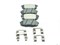Колодки тормозные FR H.TUCSON/iX35 2WD,i30,SONATA YF,K.CERATO/FORTE,CEED с 09-12г.,CARENS II,X-TREK ориг. (58101-1MA00/58101-2LA00/SP1240/SP1162/FPH20/FPK14N) 130*57.8мм.