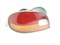 Фонарь RR, H.ACCENT до 99г. ориг. (92401-22000) LH, 4-х дверный кузов, с желтой полосой - фото 38834